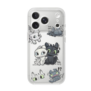 Night Fury/Light Fury ỐP đIệN ThoạI Cho IPhone 17 16PRO 15Plus 14 13 12 11 Promax XR XSMAX ốP Silicon TPU MềM Trong SuốT