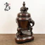 LƯ HƯƠNG 03 CHÂN XÔNG TRẦM HƯƠNG BẰNG ĐỒNG THAU ĐÚC NGUYÊN KHỐI – TAY CẦM VÀ NẮP HÌNH VOI