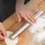 XUAN Thép không gỉ Cán Pin Dụng Cụ Nhà Bếp Bột Con Lăn Nướng Pizza Mì Bánh Quy Bánh Bao Làm Nonsti Baking Tool VN