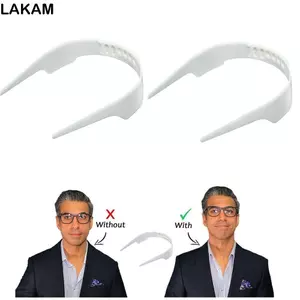 LAKAM Áo Sơ Mi Đứng Cổ Dụng Cụ, Cổ Slick Stays Bundle Kit Áo Sơ Mi Cổ Hỗ Trợ Shaper, Cổ Áo Có Thể Điều Chỉnh Quần Áo Phụ Kiện