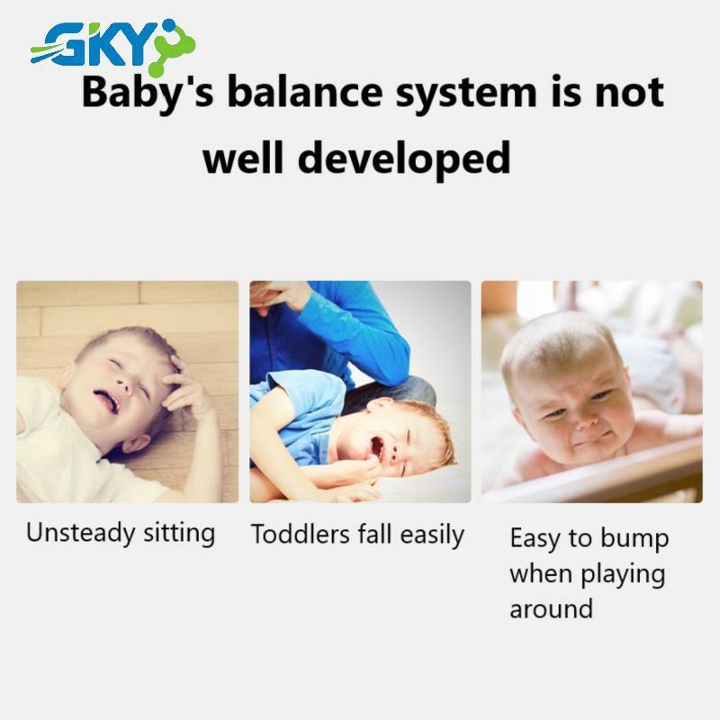 GKY Mũ bảo hiểm an toàn cho bé Mũ bảo vệ đầu Mũ đội đầu cho trẻ mới biết đi Tấm chống rơi Mũ trẻ em GKY