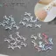 BeautifulHomeA 50 Chiếc 3D Tinh Tế Thắt Nơ Móng Tay Nghệ Thuật Quyến Rũ Nhựa Ruy Băng Nơ Trang Sức Móng Tay Kim Cương Giả Trang Trí DIY Phụ Kiện Làm Móng Tay VN