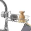 Springevenstar Bồn Rửa Nhà Bếp Giá Đỡ Inox Bền Vòi Lưu Trữ Ra Cho Bọt Biển Và Xà Phòng Springevenstar