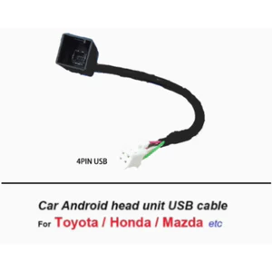Cáp chuyển đổi USB điều hướng 4PIN Android thích hợp cho Mazda / Honda / Toyota / sửa đổi máy chủ điều hướng CD ô tô chính hãng