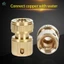 Đầu nối nhanh vòi làm vườn bằng đồng nguyên chất - Lắp ống nước cho dụng cụ làm vườn