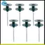 Kim loại mạ kẽm 10 Inch Hướng dẫn vòi vườn Spike 6 gói Bảo vệ vòi cọc hạng nặng hàng đầu để bảo vệ thực vật