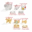 THEGIRL8B 5 Cái / bộ Bộ Nhẫn Mũi Sao Biển, Thiết Kế Vỏ Kim Cương Giả Kẻ Sọc Trang Sức Chân Hoa Nhỏ, Đá Quý Màu Rỗng Mở Nhẫn Ngón Chân Có Thể Xếp Chồng