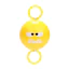 < Pluscloth > Bóng còi dây kéo có đèn Led Đồ chơi Spinner phát sáng cho trẻ em Người lớn – Biểu hiện hoạt hình vui nhộn Quà tặng còi gió cho bé trai bé gái Tiệc sinh nhật Chơi bóng phát sáng