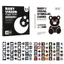 < Pluscloth > 1 Hộp Thẻ Flash Trắng Đen Cho Bé Sơ Sinh 0-3 Tháng Độ Tương Phản Cao Đồ Chơi Phát Triển Kích Thích Thị Giác Cho Trẻ Sơ Sinh Thẻ Học Tăng Trưởng Não Sớm An Toàn Khi Sử Dụng Ba