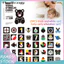< Pluscloth > 1 Hộp Thẻ Flash Trắng Đen Cho Bé Sơ Sinh 0-3 Tháng Độ Tương Phản Cao Đồ Chơi Phát Triển Kích Thích Thị Giác Cho Trẻ Sơ Sinh Thẻ Học Tăng Trưởng Não Sớm An Toàn Khi Sử Dụng Ba