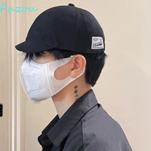 Mũ bóng chày ngắn vành FUJIZOU, Mũ bố phong cách xe tải có thể điều chỉnh mềm mại, Kem chống nắng cổ điển đạt đỉnh Hip Hop Mũ cấu hình thấp dành cho nam giới