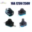HL Kích thước nhỏ 16A Công tắc chìa khóa dải hiện tại lớn Công tắc nút nhấn cầm tay LMWU