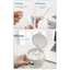 {WELV}Retainer Mouth Guard Soak Container Box, Denture Bath Case with Strainer Basket