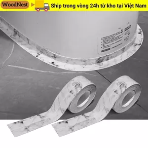 Băng keo WOODNEST, Dải niêm phong nhà bếp trang trí tự dính, Băng niêm phong mặt bàn đầy màu sắc chống nấm mốc chuyên nghiệp Bồn tắm phòng tắm