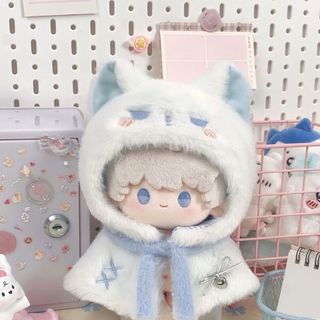 10cm Quần Áo Cho Bé Mèo Mèo Động Vật Cơ Thể Áo Choàng Ngôi Sao Cơ Thể Mũ cm Dễ Thương Cotton Nhỏ Áo Choàng Búp Bê Trang Phục Quần Áo 6.10