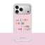 Chữ cái tiếng Anh màu hồng Vỏ điện thoại cứng từ tính cho iPhone 17 Pro 16 Pro 15 14 Max Vỏ bảo vệ mờ mờ mờ mờ