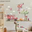 {AKIN} Wall Stiers Fire Fighting Tru Thiết kế động vật hoạt hình PVC có thể tháo rời cho trẻ em Bức tranh tường trang trí phòng mẫu giáo {a}