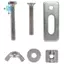 Bộ 4 T-Track Mini Hold Down Kẹp Với Máy Sắt Máy Khắc Tấm Kẹp Cố Định Cho Máy Khắc Cnc