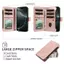 Ốp Lưng Cho OPPO Find X9 Da Mandala Siêu Nổi 9 Tờ Khe Cắm Thẻ Dây Đeo Tay Chống Rơi Vỏ Điện Thoại