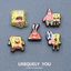 chamr gắn dép cross charm dép crocs dép crocs nữ đế thấp Phong Cách Mới Lỗ Giày Phụ Kiện Giày Hoa Thích Ứng Với crocs Giày Phụ Kiện Trang Trí Hoạt Hình Dễ Thương SpongeBob SquarePants Lỗ Giày