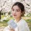 Lông mi giả hình hoa ngắn C Curl Sợi tổng hợp màu đen Trang phục hàng ngày tự nhiên