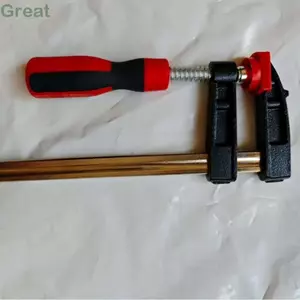 Kẹp chế biến gỗ TUYỆT VỜI, Kẹp F hạng nặng phát hành nhanh, Kẹp thanh kim loại có thể điều chỉnh độ bền cao Hàn