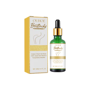 OUHOE Serum Tăng Trưởng Mông 30ml - Dầu hông Làm Săn Chắc & Nâng Tự Nhiên Với Vitamin E Cho Hình Hông Đào
