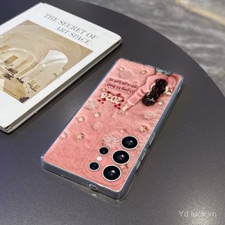 Ốp điện thoại chống va đập trong suốt phong cách nữ tính dễ thương 2026 Thích hợp cho Samsung S26ULTRA / A03 / F14 / A36 / A22 / A52S / A54 Vỏ điện thoại chống sốc