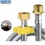 <cosyh>Stainless Steel Shower Hose 2-Pack: Long-lasting G12'' Flexible Connector