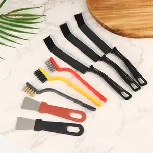 Bộ bàn chải làm sạch bếp TRTR có lông bằng đồng Dụng cụ làm sạch sâu cho nhà bếp Thiết bị nấu dầu gai điện VN