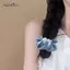 AqToCna Ngọc Trai Thanh Lịch Lớn Scrunchie Tóc Dành Cho Nữ Ngọt Ngào Trang Trí Tóc Đàn Hồi Đuôi Ngựa Giữ Tóc Phụ Kiện Tóc AqToCna