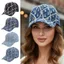 Mũ bóng chày đính đá MERIGGIARE, Mũ bóng chày Denim đau khổ lấp lánh, Mũ dạo phố thông thường có thể điều chỉnh hợp thời trang dành cho nữ
