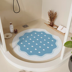 thảm lót sàn nhà tắm chống trượt có giác hút thảm dậm chân phòng tắm silicon massage cho bé thảm nhựa chống ngã tròn