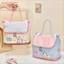 Túi trang điểm FAVORITEGOODS, Thiết kế nhà Túi đựng mỹ phẩm dung tích lớn, Túi đựng đồ du lịch phong cách Dopamine ngọt ngào Tổ chức trang điểm