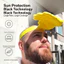 Palm Sun Hat sáng tạo ngộ nghĩnh, chống tia UV, phù hợp cho mùa hè ngoài trời