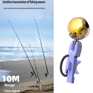 MỘT Kẹp Lớn Trên Chuông Báo Động Bites Di Động Có Cảnh Báo Âm Thanh Trong Suốt Cần Câu Chuông Báo Động Cho Người Chơi Đêm Dễ Dàng Insta