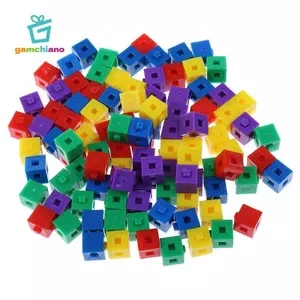 Gamchiano 100x Trẻ Em Bộ Xây Dựng Xếp Hình Gạch Cho Đồ Chơi Tiệc