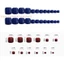 24 chiếc Full Cover Stick on Nails - Bộ đầu móng tay nghệ thuật ngón chân nhân tạo có keo dán để làm móng tay DIY