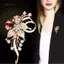 AqToCna Tính Khí Sang Trọng Zircon Hoa Thổ Cẩm Dành Cho Nữ Cô Gái Thời Trang Đa Năng Sáng Bóng Corsage Quần Áo Cưới Phụ Kiện Quà Tặng AqToCna
