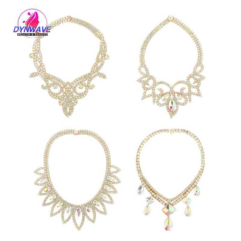 Vòng Cổ Múa Bụng Handmade Vòng Cổ Kim Cương Giả Dây Chuyền Vòng Cổ Phụ Kiện Khiêu Vũ Hợp Kim Da PU Nhẹ Thích Hợp Cho Nữ Bé Gái