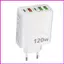 Gạch sạc du lịch 5 cổng Bộ sạc khối cắm Bộ chuyển đổi Cube Bộ sạc du lịch Khối sạc Khối cắm sạc Gạch lyuvn