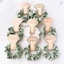 14 Chiếc Satin Scrunchie Buộc Tóc Cho Đám Cưới Kính Mắt Giá Đỡ Màu Trơn Hình Trái Tim Kính Mát Cưới Khách Lụa Scrunchie Kính Mắt