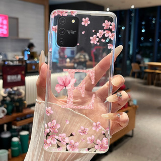 Ốp Điện Thoại Cho Samsung S10 Lite Vỏ G770F Chữ Hoa Xinh Đẹp Trong Suốt Mỏng Mềm Silicon Cho Galaxy S10 Lite Ốp Lưng
