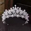 KUZHEN 2019 Thời Trang Mới Cưới Pha Lê Ngọc Trai Vương Miện Kim Cương Giả Tiara Cô Dâu Băng Đô Quấn Tóc HOT