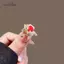 AqToCna Giữ Trái Tim Mèo Thổ Cẩm Chân Nữ Dễ Thương Kim Cương Giả Thú Cưng Động Vật Quần Áo Cổ Thổ Cẩm Huy Hiệu Quà Tặng AqToCna