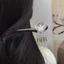 WHX-18cm Gỗ Mun Kẹp Tóc Bướm Chuông Gió Kẹp Tóc Sườn Xám Hanfu Phụ Kiện Phong Cách Trung Quốc Handmade Kẹp Tóc Bằng Gỗ Lá Sen Kẹp Tóc Gỗ Đàn Hương Kẹp Tóc