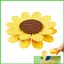 Kẹp Túi Hoa Từ Tính Trang Trí 3D Hình Hướng Dương Niêm Phong Tủ Lạnh Nam Châm Niêm Phong Kẹp Cho Snack Bột saixit2vn