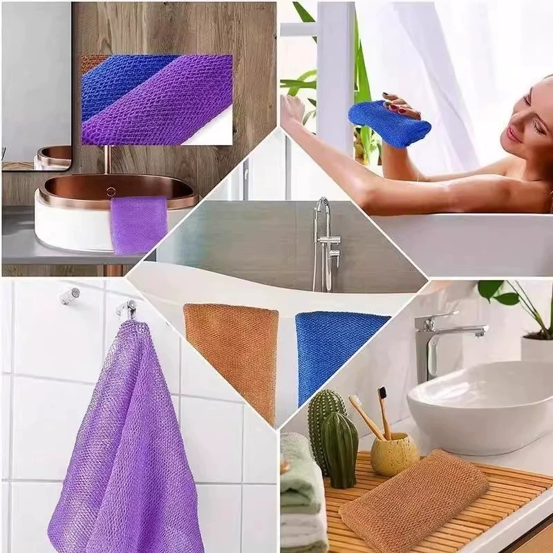 Khăn tắm lưới châu Phi Khăn tẩy tế bào chết lưng tẩy tế bào chết để tắm