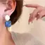 AqToCna Thời Trang Retro Nhựa Thanh Lịch Không Đều Hình Học Thả Bông Tai Vintage Quyến Rũ Mặt Dây Chuyền Bông Tai Nữ Dự Tiệc Trang Sức Quà Tặng AqToCna