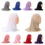CODECOVED Kids Instant Hijab, Khăn trùm đầu bằng kim cương giả thiết kế thoáng khí cho bé gái, Nhẹ và Mềm mại chống trượt vừa vặn Co Giãn cằm Hỗ trợ khăn xếp phong cách dân tộc